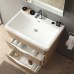 Fresca FVN8532WK Modern Fresca Milano Bathroom Vanity with Medicine Cabinet  32"  White Oak - B00Q46YPG4